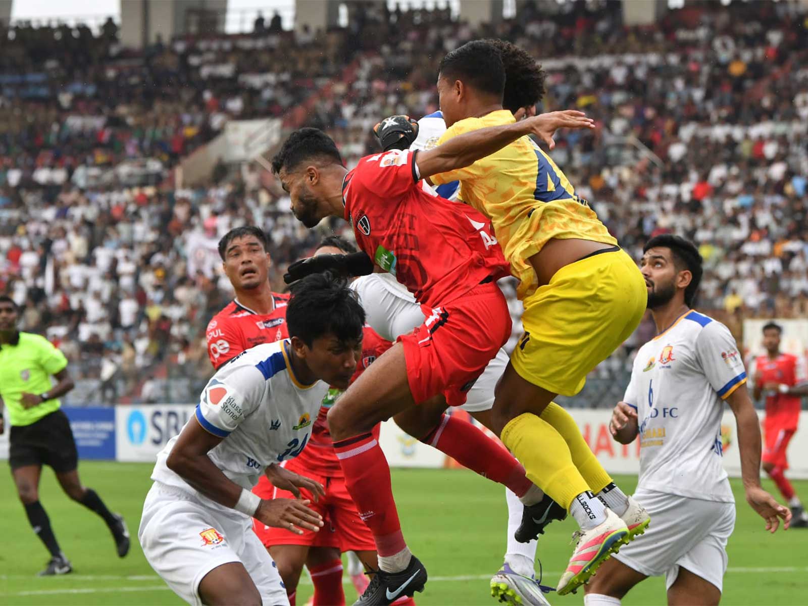 NorthEast United and Bodoland FC players in action (Photo: Durand Cup)