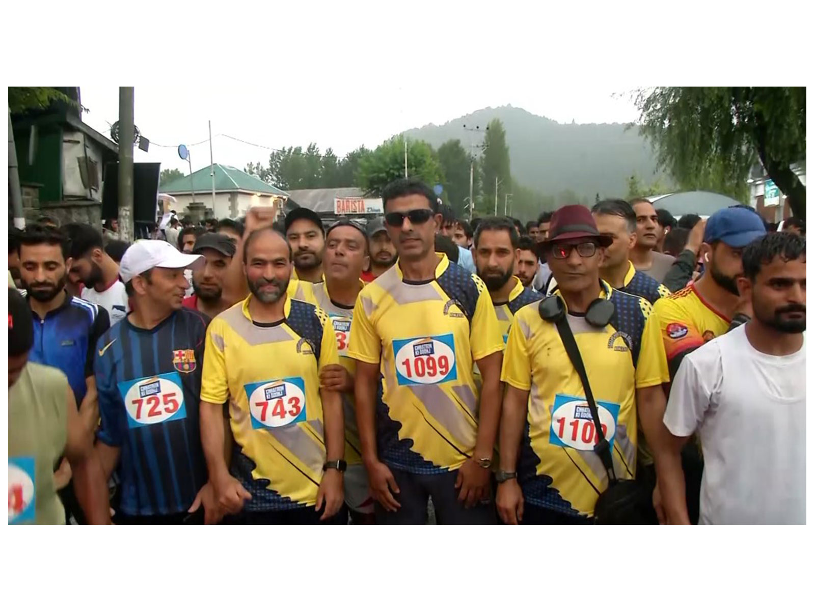 Congress Organise 'Chhatron Ki Goonj  Marathon (Photo/ANI) 