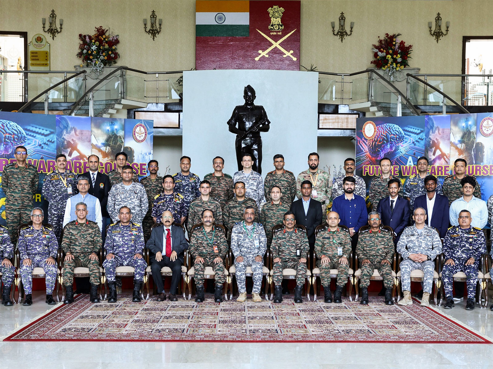 A visual of second edition of tri-services future warfare course at Manekshaw Centre (File Photo/ANI)