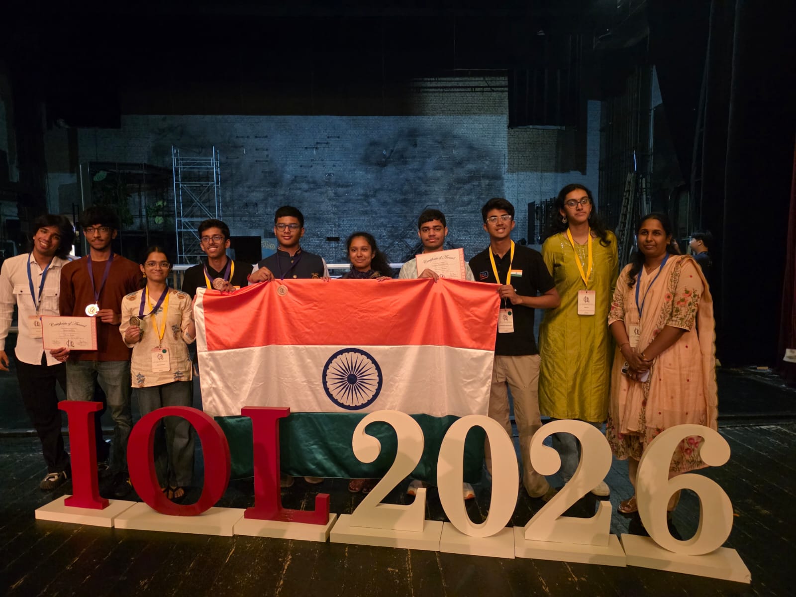 Team India at International Liguistics Olympiad (Photo/X@eoiromania)