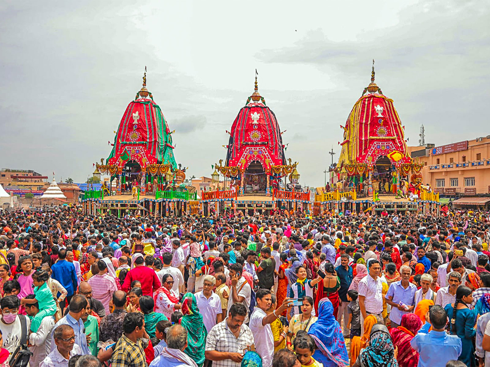 Visual of Puri Rath Yatra (Photo/ANI)
