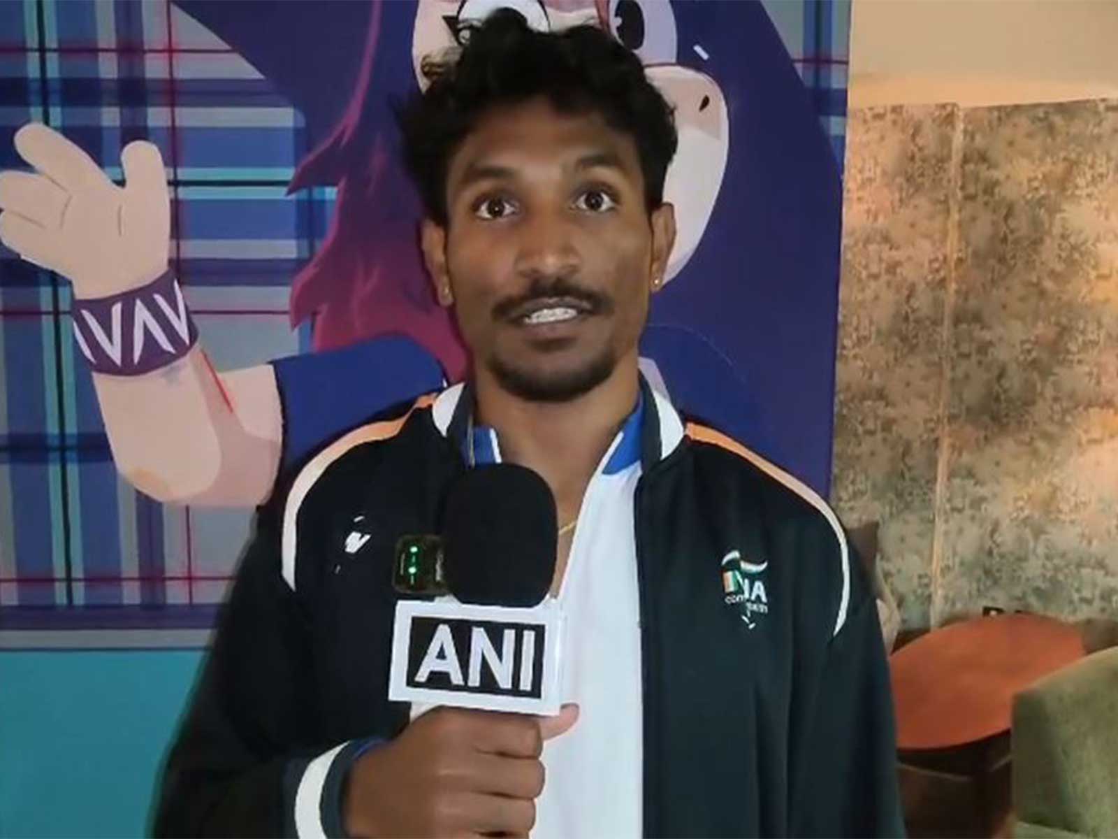 Indian triple jumper Selva Prabhu. (Photo: ANI)