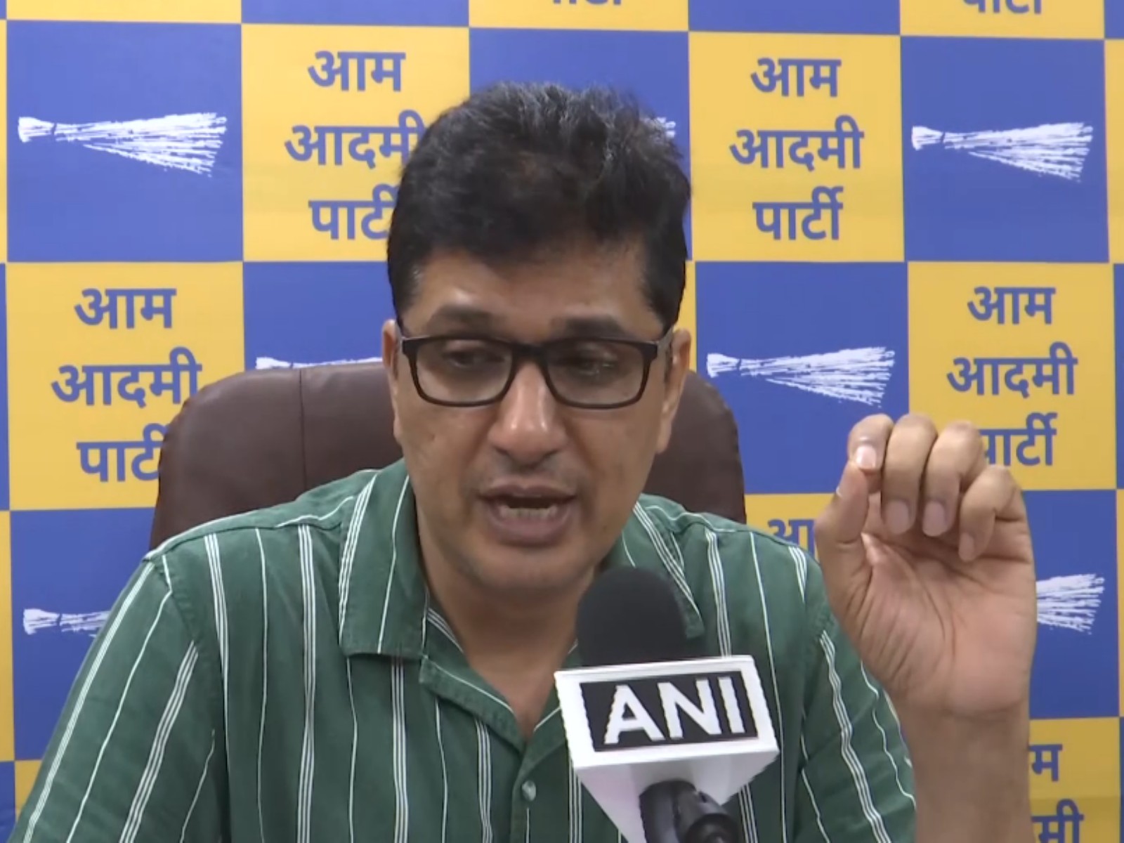 AAP Delhi President Saurabh Bhardwaj (Photo/ANI)