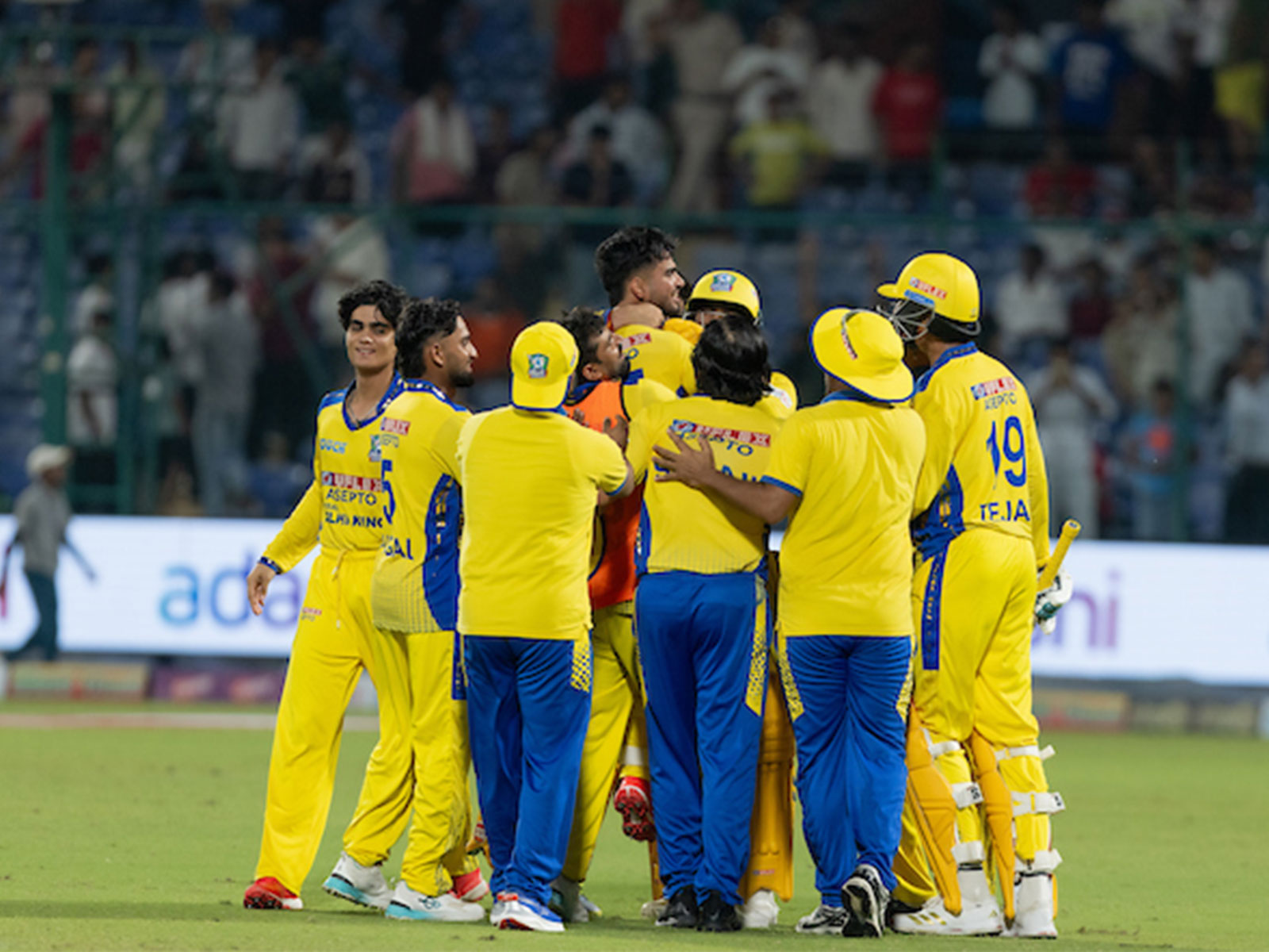 Central Delhi Kings players. (Photo/DPL) 