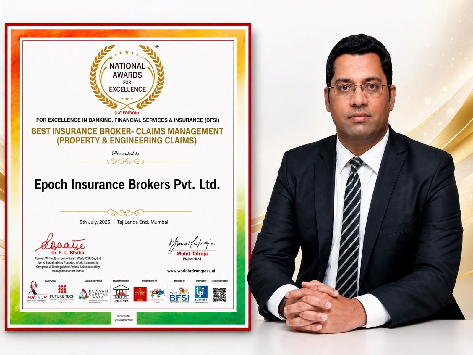 Epoch Insurance Brokers Wins National Recognition for Excellence in Claims Management