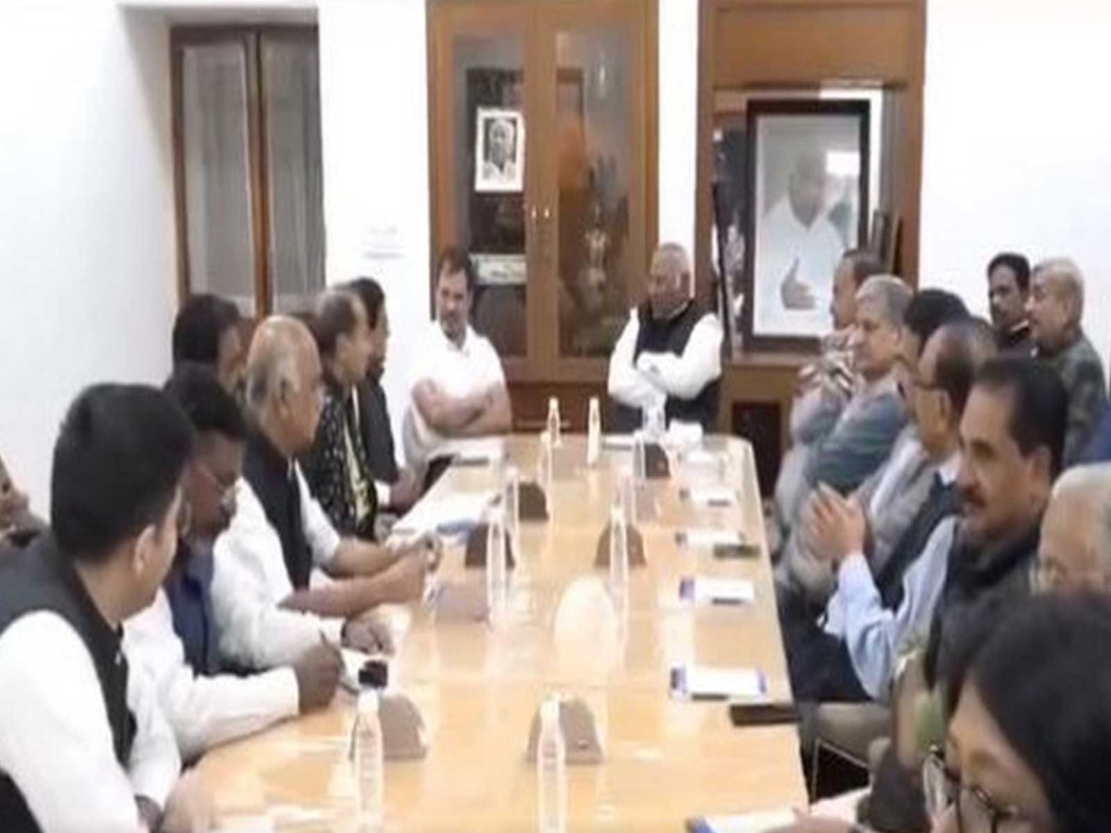INDIA Bloc leaders hold floor strategy meeting (File Photo/ANI)