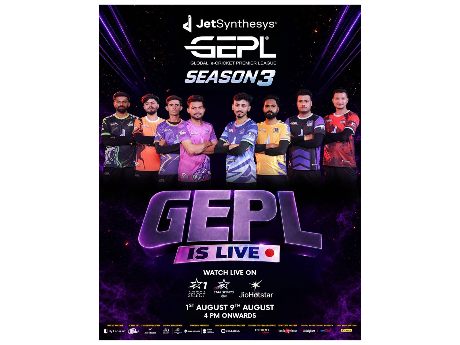 Sonu Nigam's Kolkata Hawks Steal the Spotlight As JetSynthesys' GEPL Season 3 Gets Underway in Pune