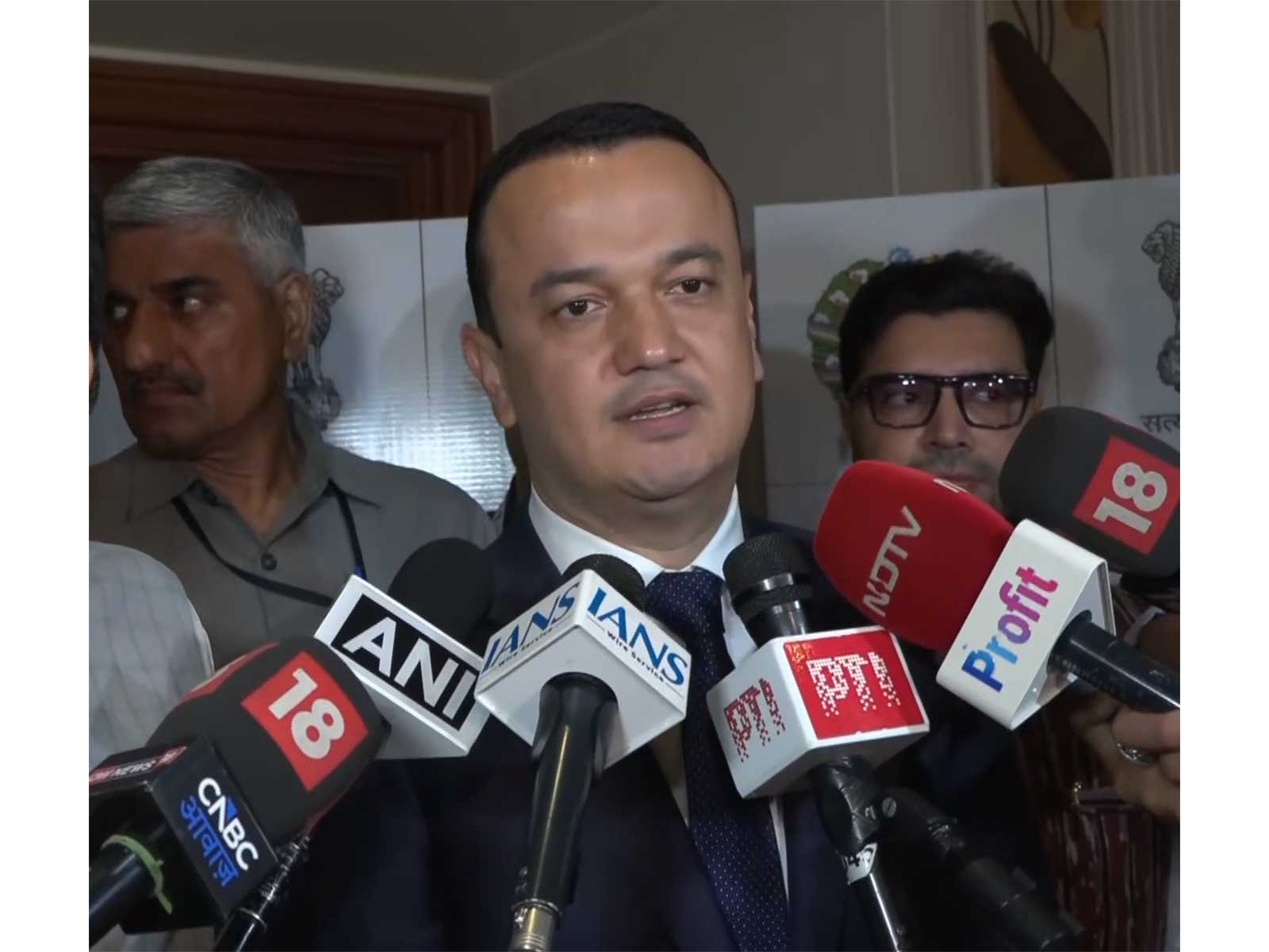 Laziz Kudratov, Uzbekistan, Minister of Investment, Industry and Trade (Photo/ANI)