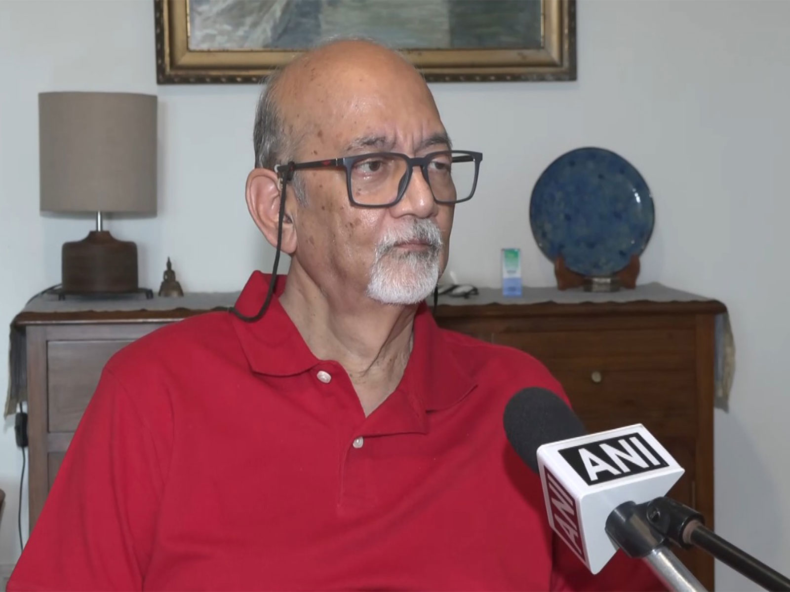 Former Indian Ambassador To Iran Dinkar P Srivastava (Photo/ANI)