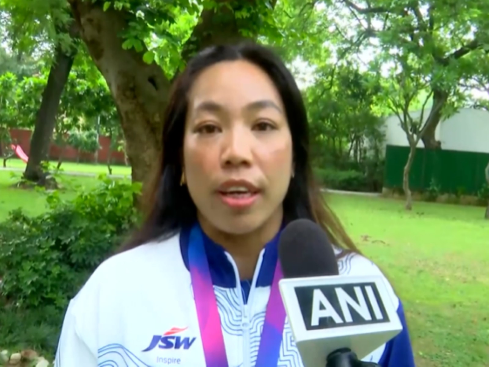 CWG gold medalist Mirabai Chanu. (Photo: ANI)