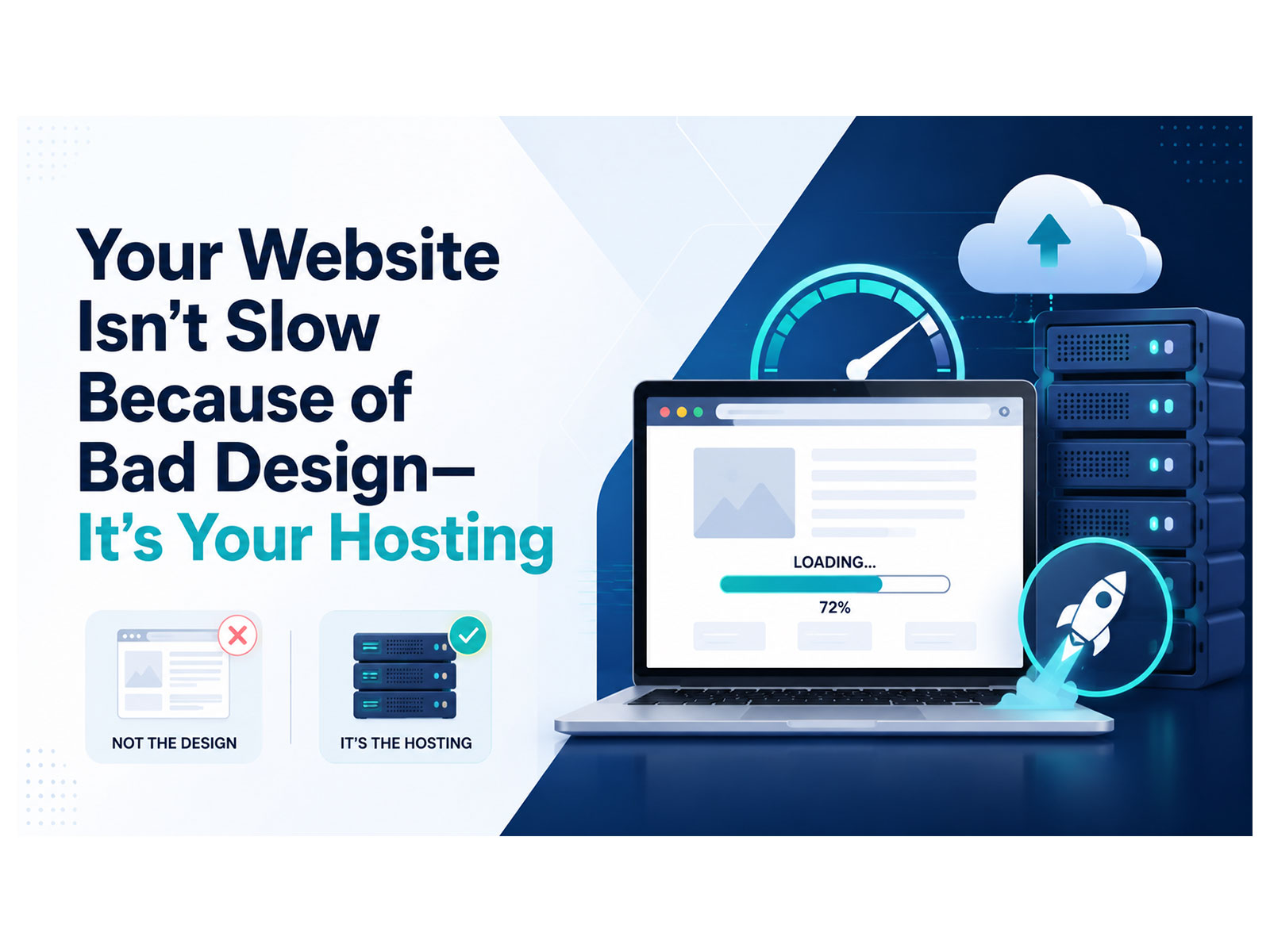 Your Website Isn't Slow Because of Bad Design--It's Your Hosting