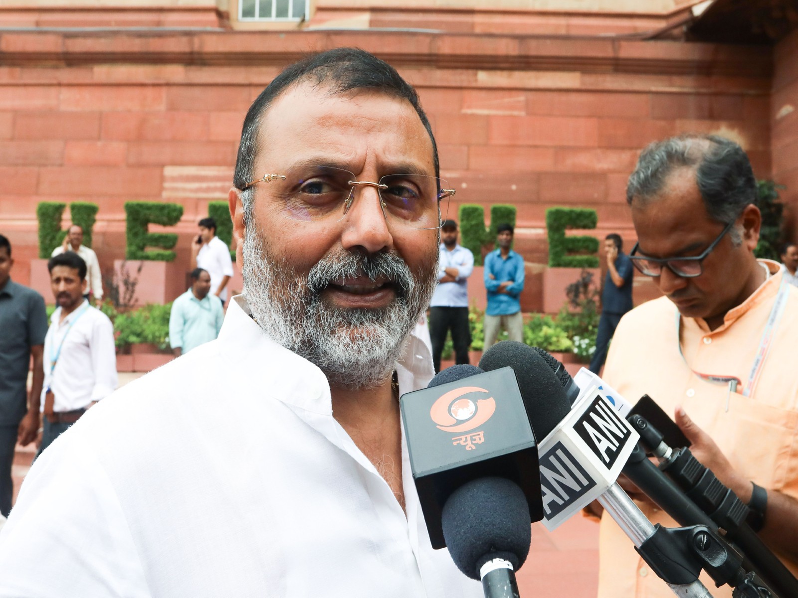 BJP leader Nishikant Dubey, who heads Parliamentary Committee on Communications and Information Technology (File Photo/ANI)