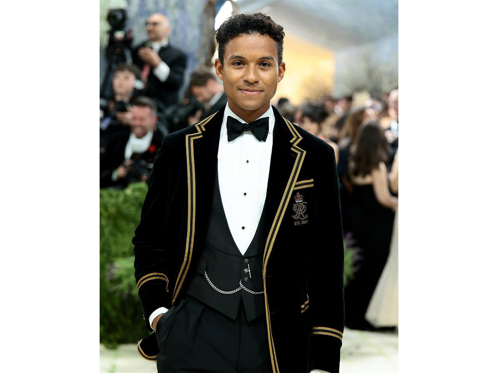 Jaafar Jackson (Photo/instagram/@ralphlauren)