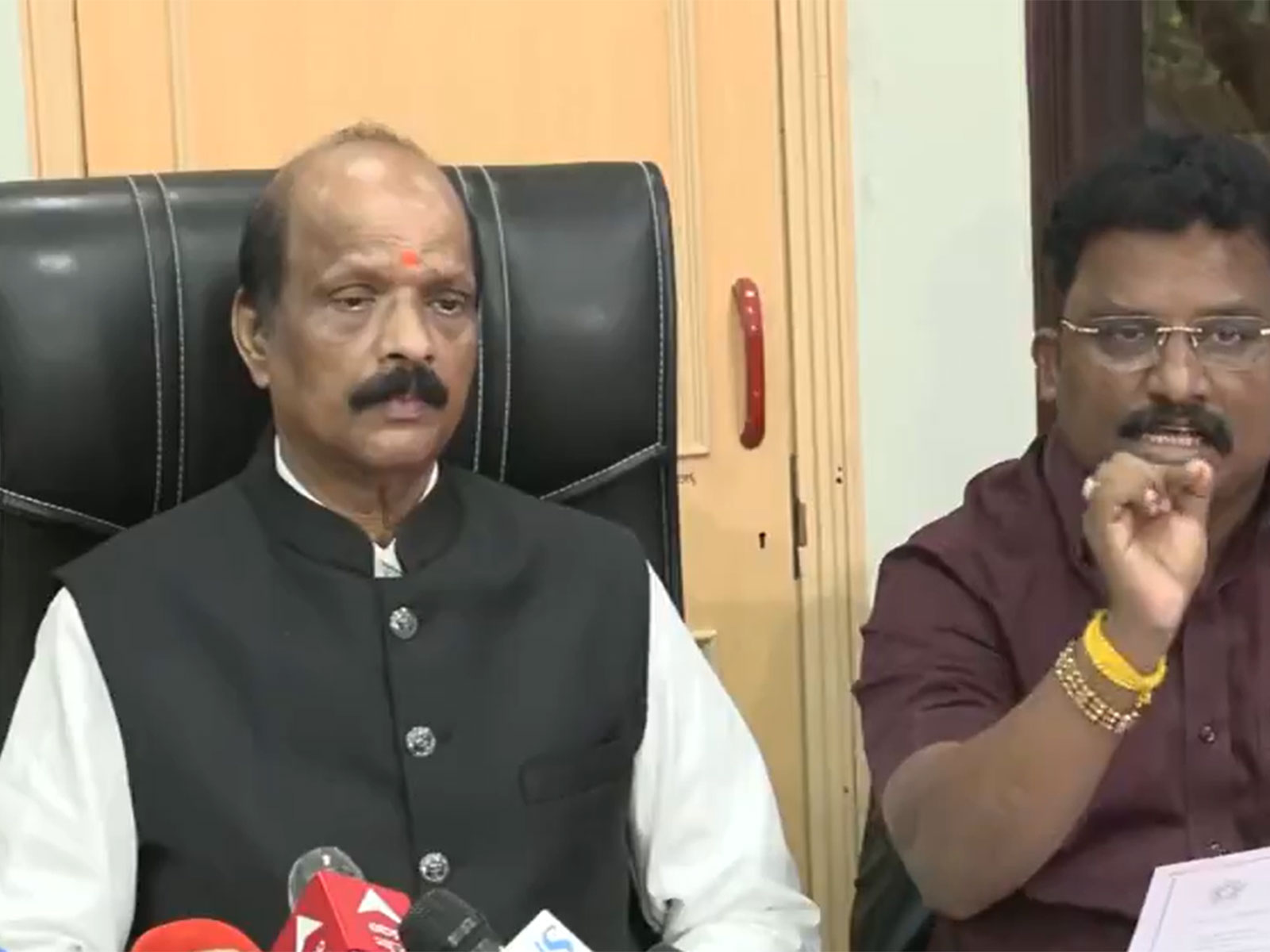 Siddhivinayak Temple Trust President Sada Sarvankar (Photo/ANI)