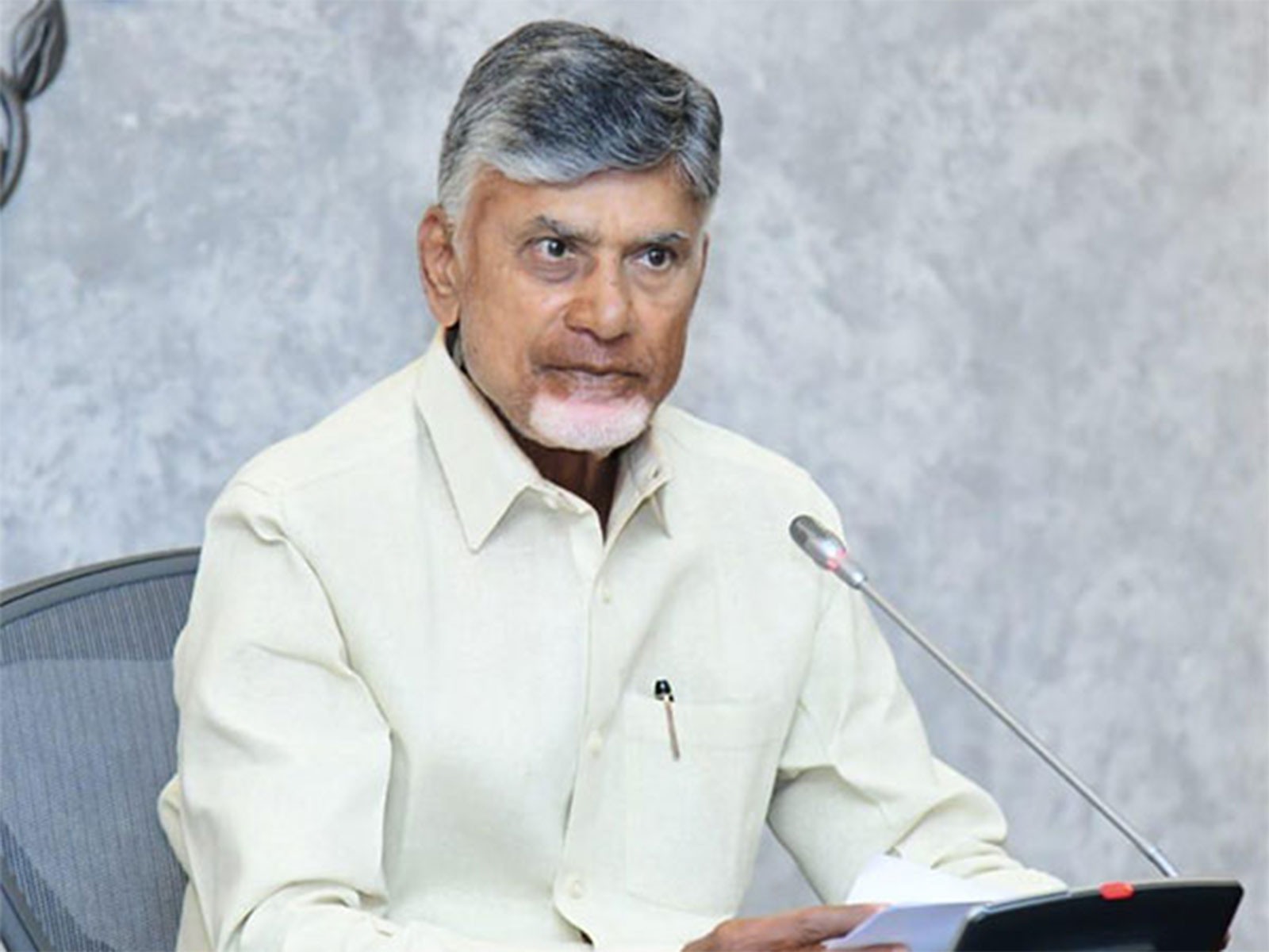 Andhra Pradesh Chief Minister N Chandrababu Naidu (File Photo/ANI)