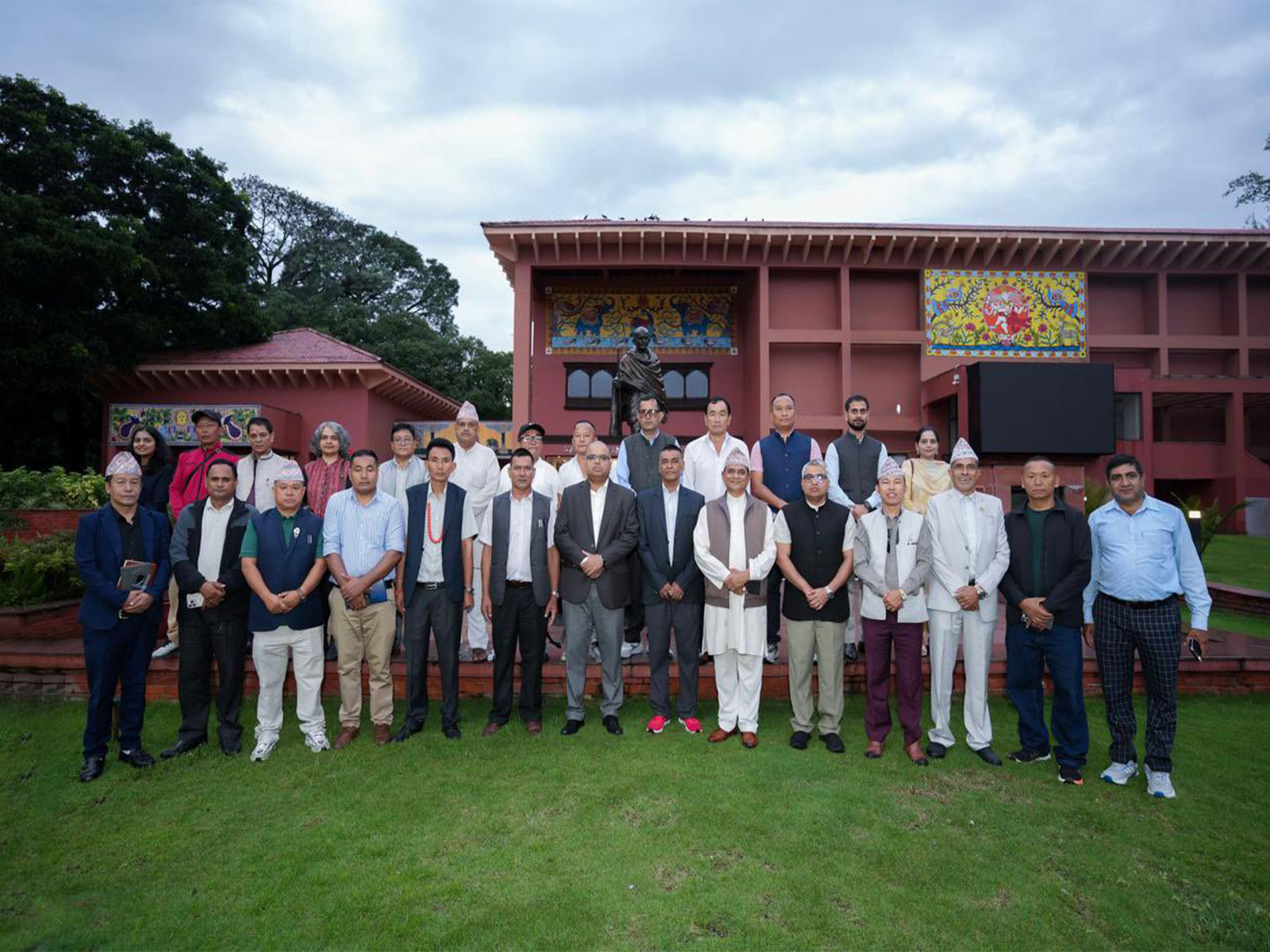 The 21-member delegation comprising Mayors, Chairpersons and Administrative Officers from various districts of Nepal departs for India (Photo/X/@IndiaInNepal)