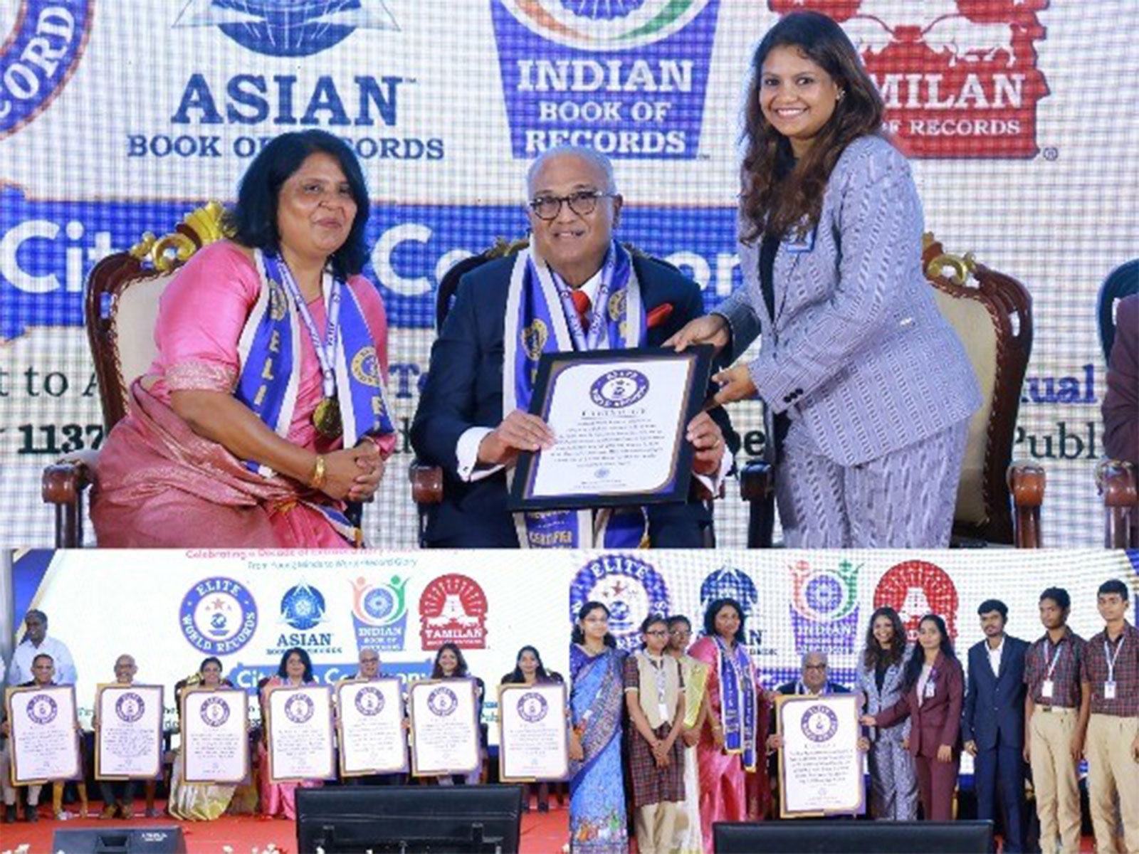 Over 1,137 students and 90 staff members came together for the 'MCC World Records Festival 2026', marking the school's tenth anniversary with 56 world records