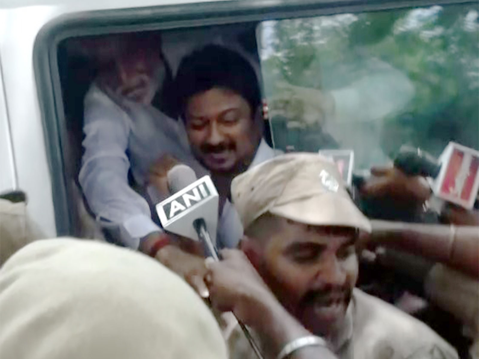 Tamil Nadu LoP after being detained by police (Photo/ANI)