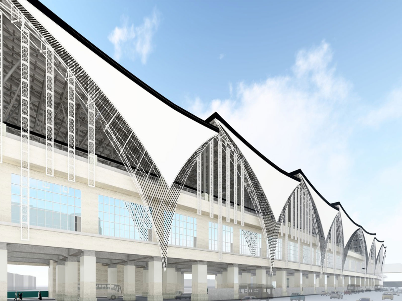Vadodara Bullet Train station nears completion (Photo/NHSRCL)