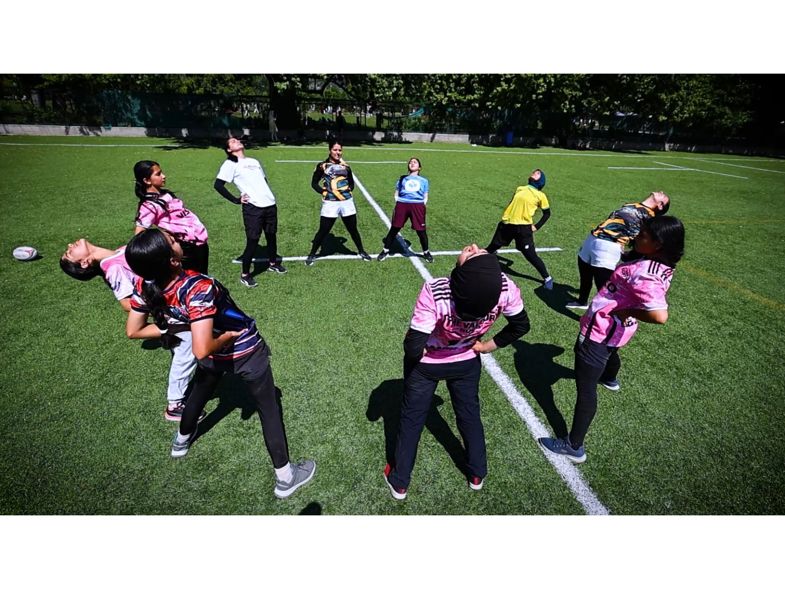 Women participating in sports in Jammu and Kashmir. (Photo: ANI)
