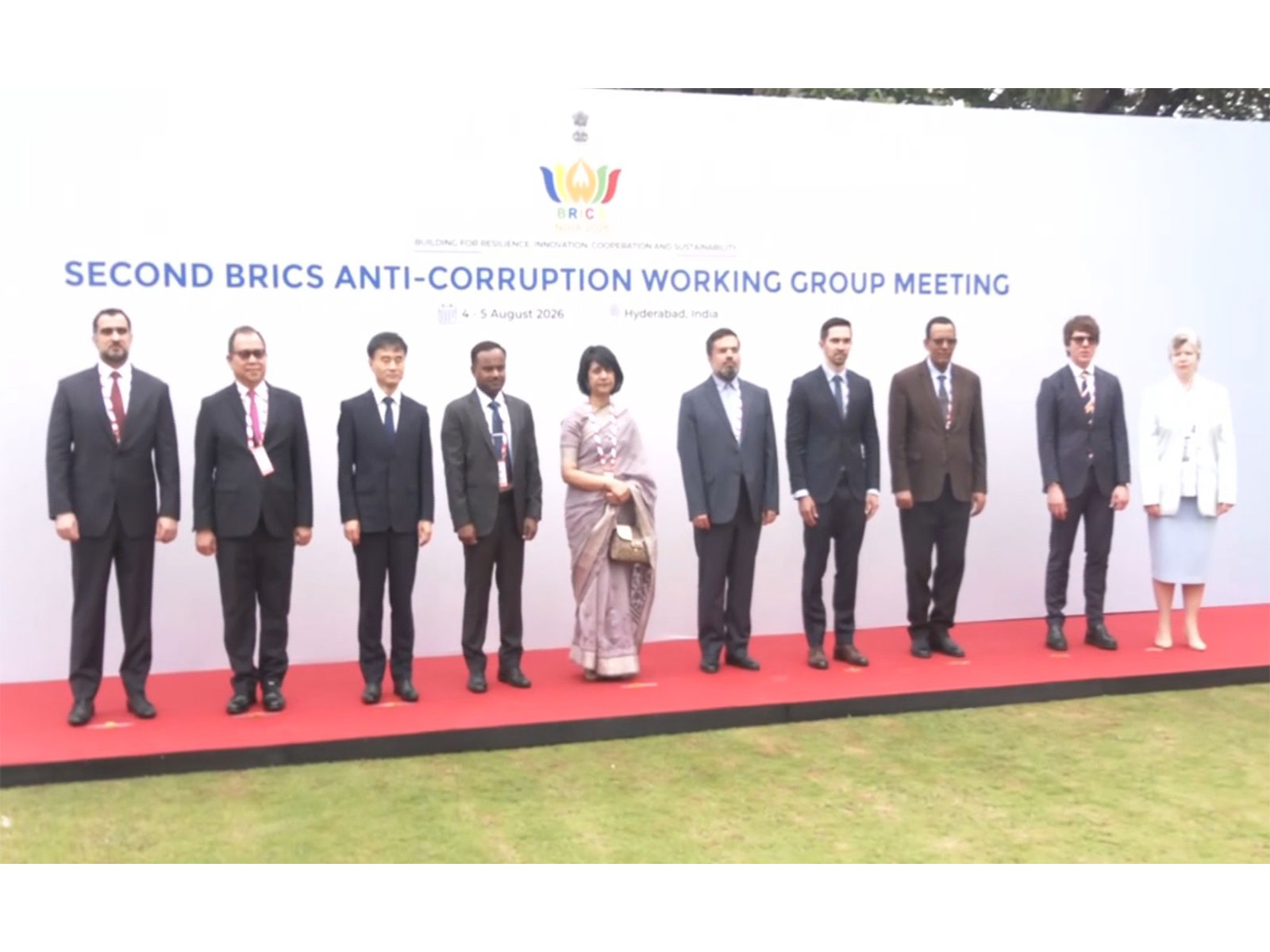 Visual from 2nd BRICS Anti-Corruption Working Group Meeting In Hyderabad (Photo/ANI)