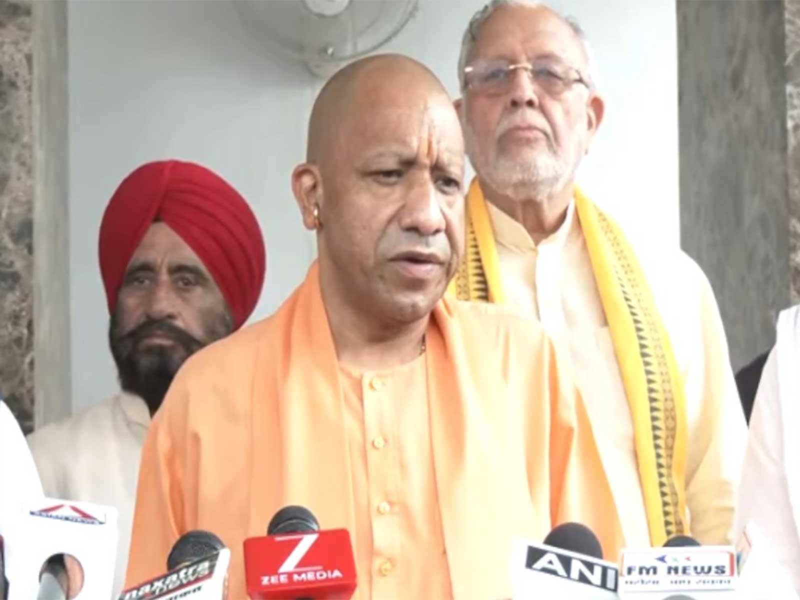Uttar Pradesh Chief Minister Yogi Adityanath speaking to media persons (Photo:X@myogiadityanath)