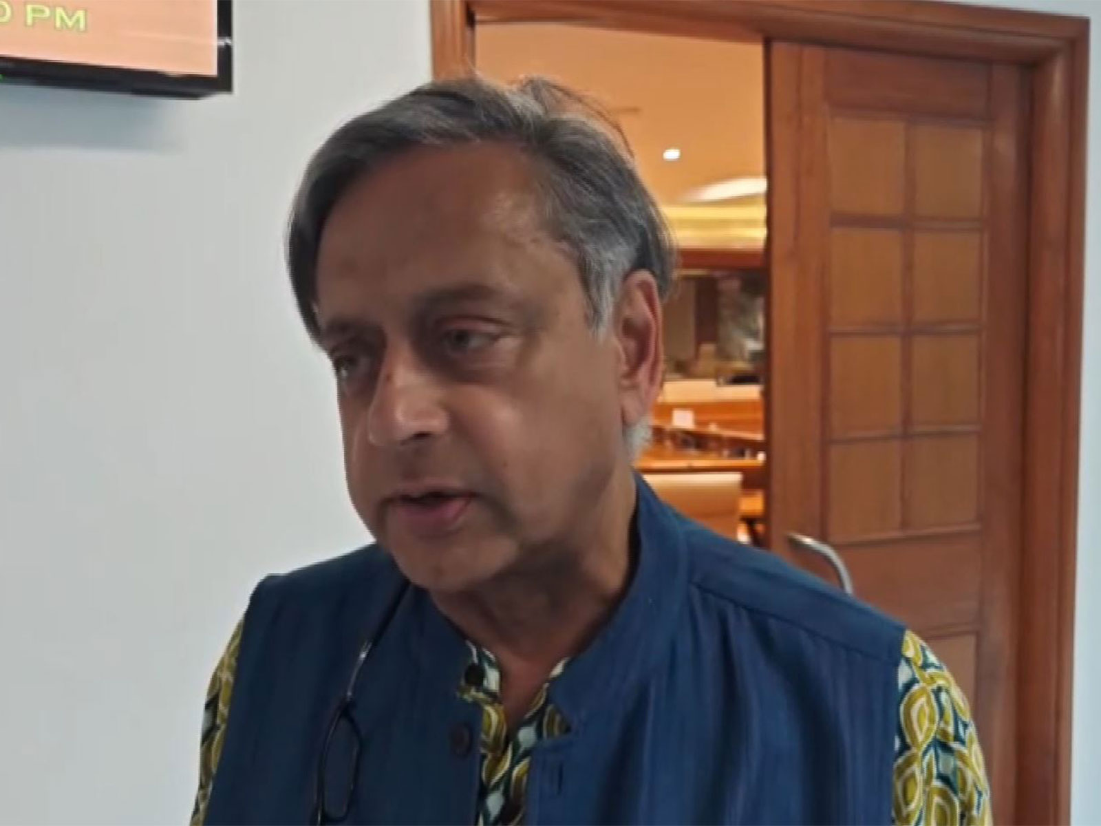  Congress MP and Chairman of Parliamentary Standing Committee on External Affairs, Shashi Tharoor (Photo/ANI)