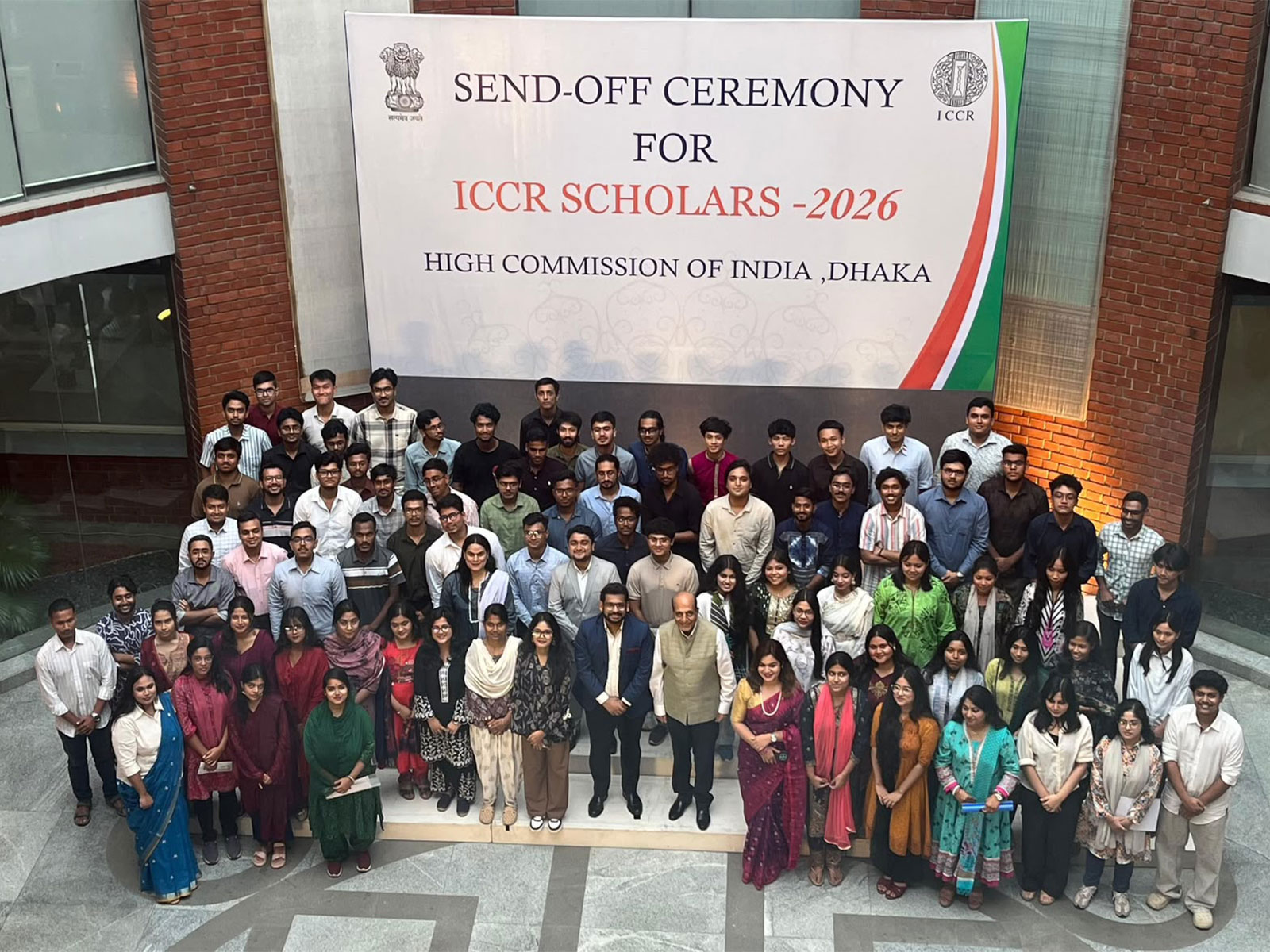 'Send-off' ceremony hosted by the High Commission of India (Photo/High Commission of India in Bangladesh)