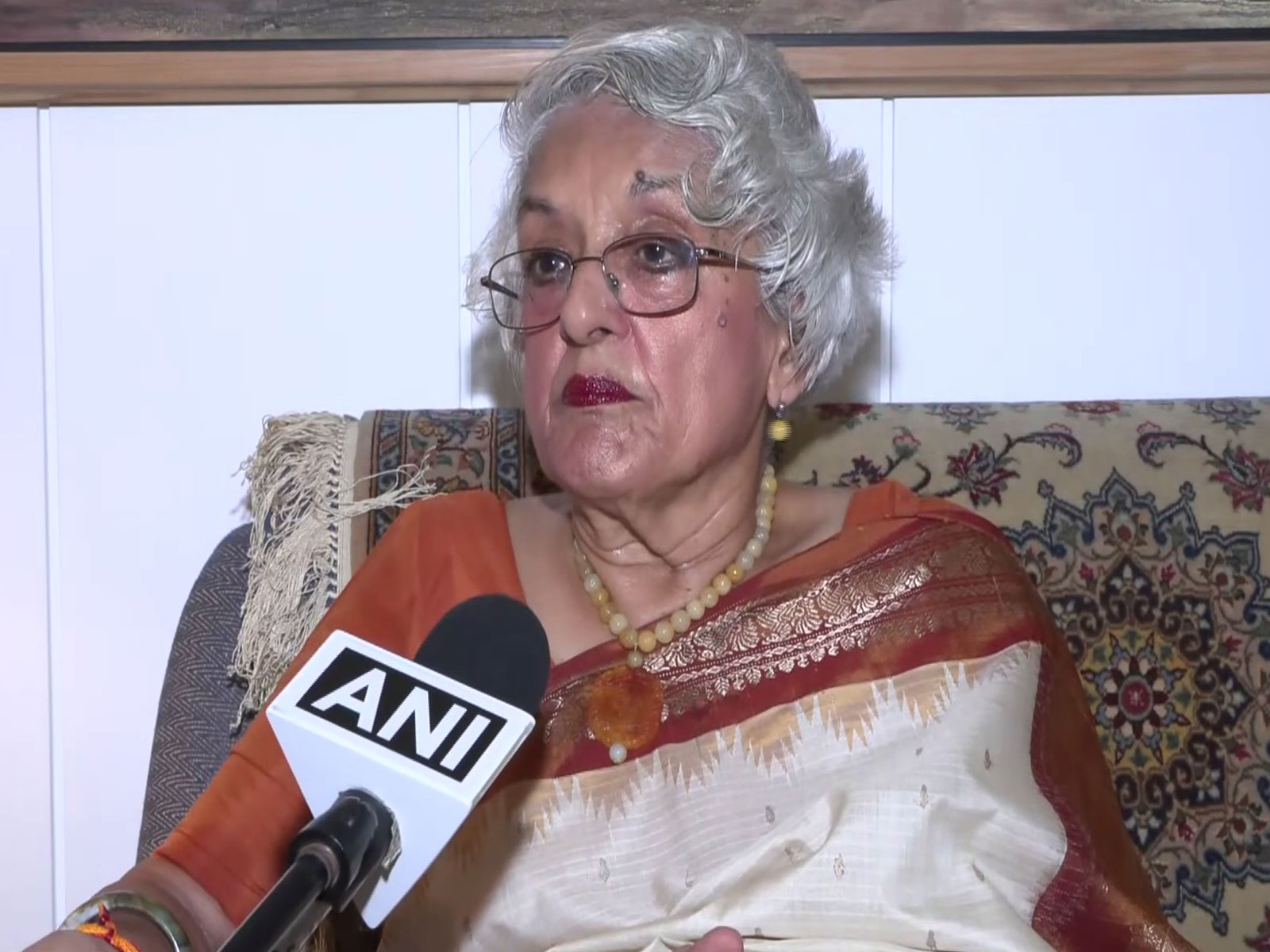 Former diplomat Veena Sikri (Photo/ANI)