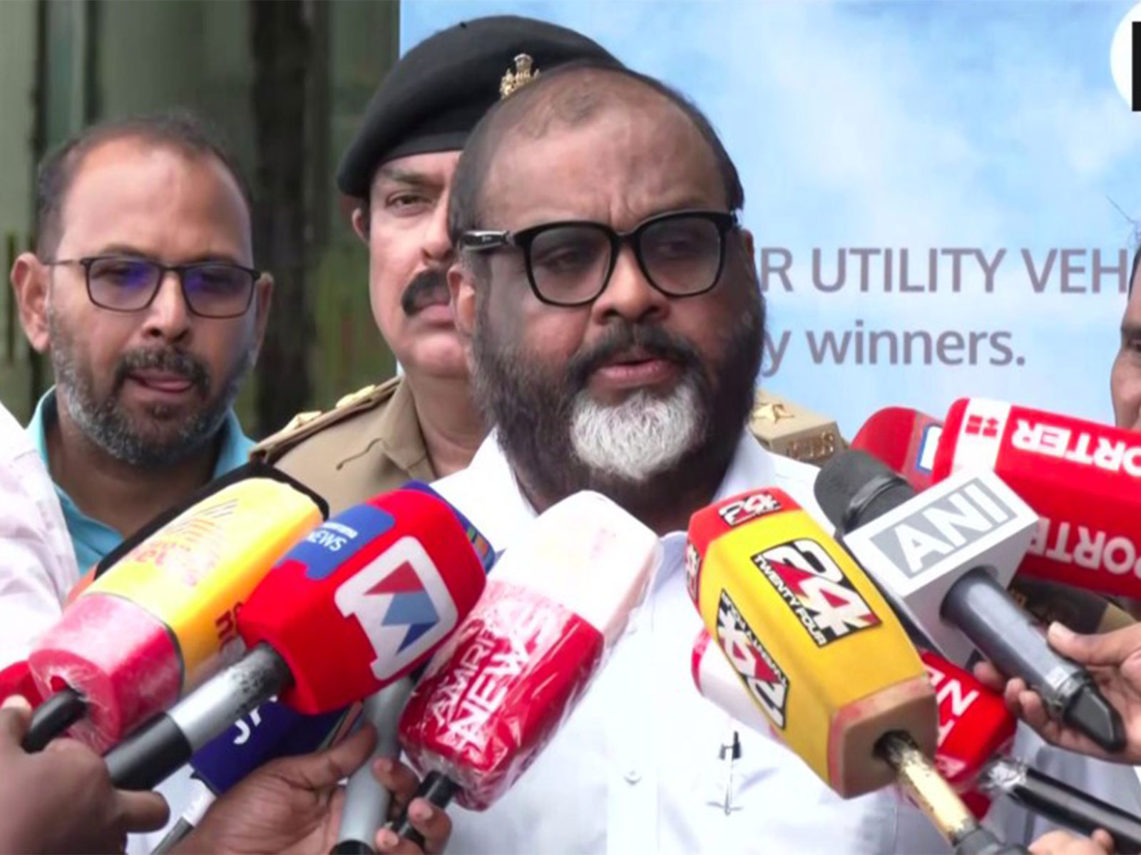 Keralam Transport Minister CP John (Photo/ANI)