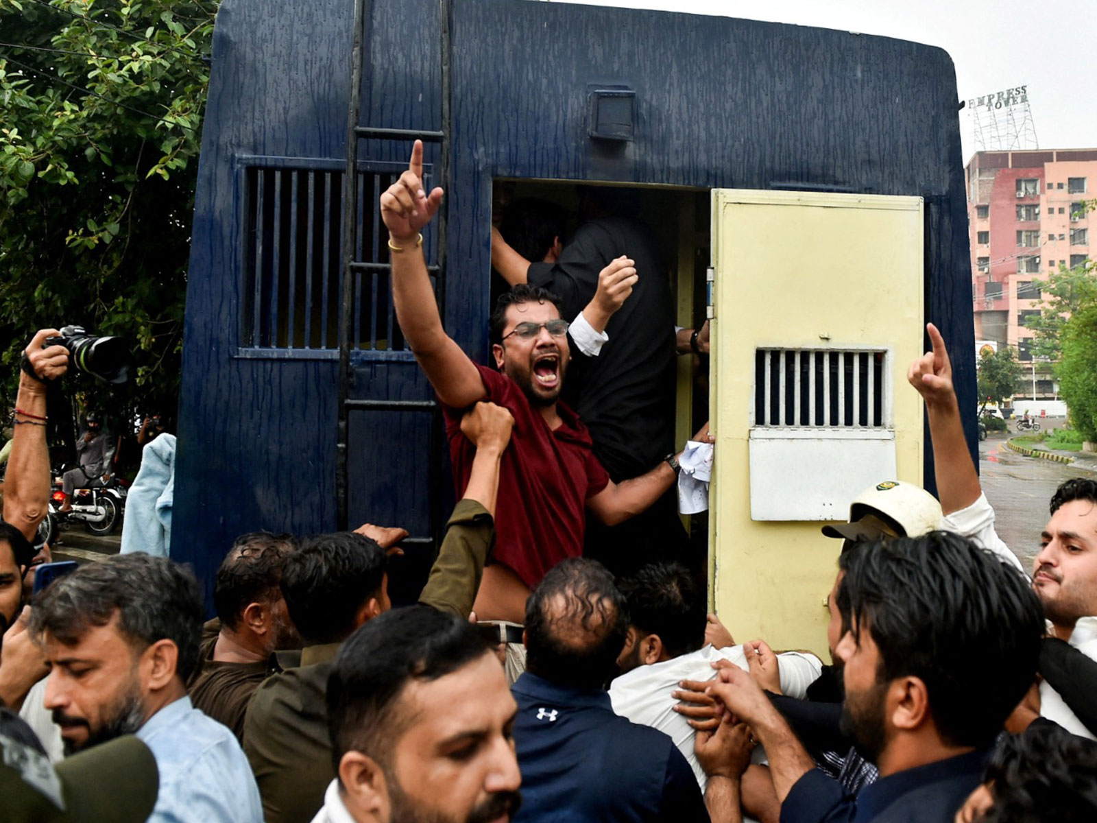 Visuals from protest at PoJK (File Photo/Reuters)