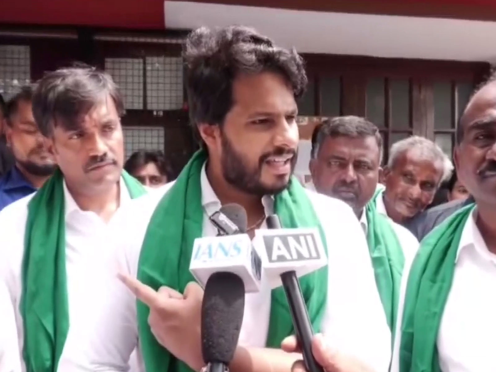 JDS Youth Wing president of JDS Nikhil Kumaraswamy (File Photo/ANI)