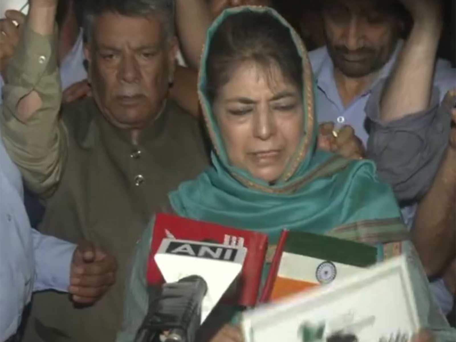 PDP Chief Mehbooba Mufti (Photo/ANI)