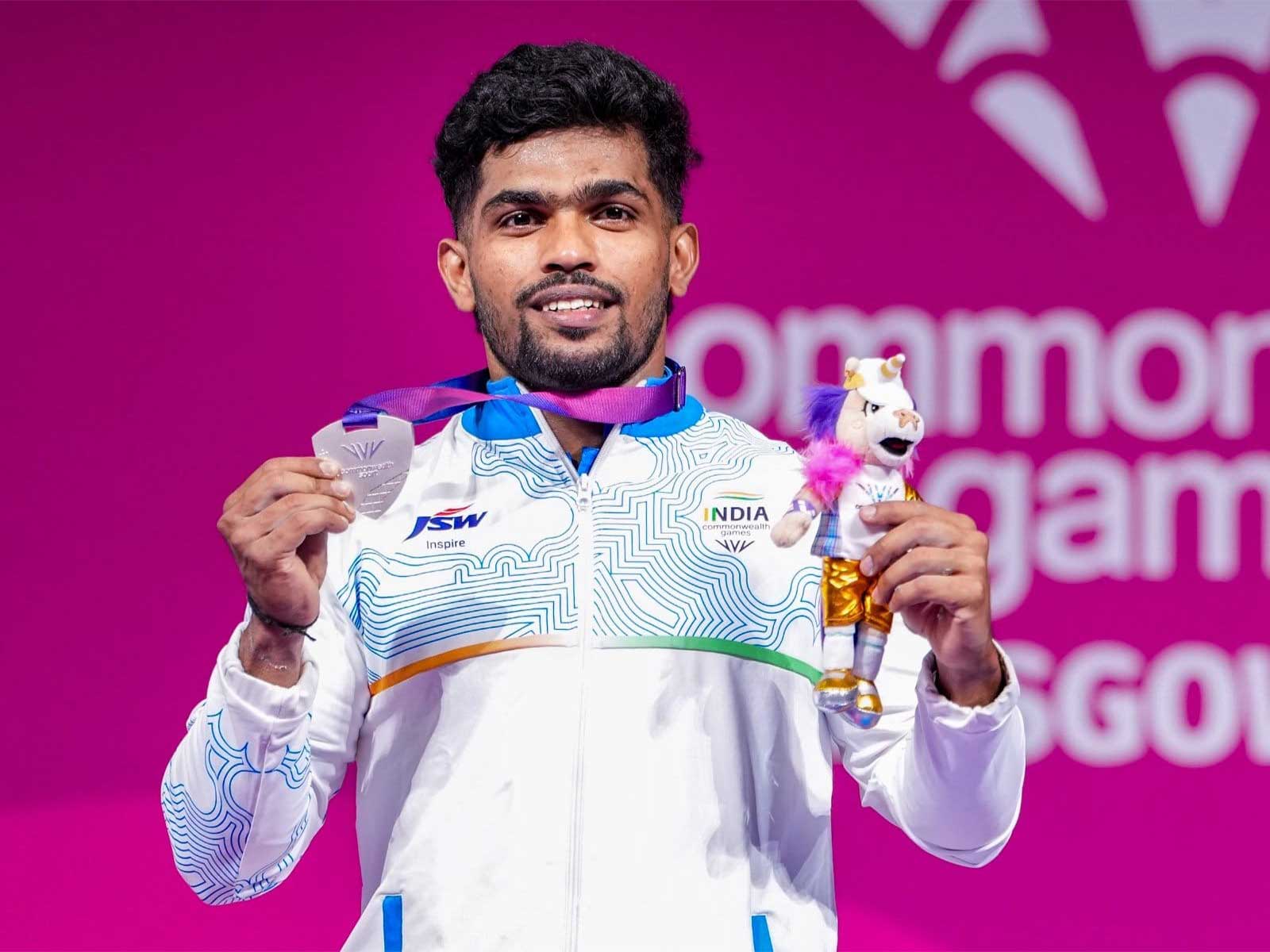 Indian weightlifter Raja Muthupandi. (Photo: X/ @himantabiswa)