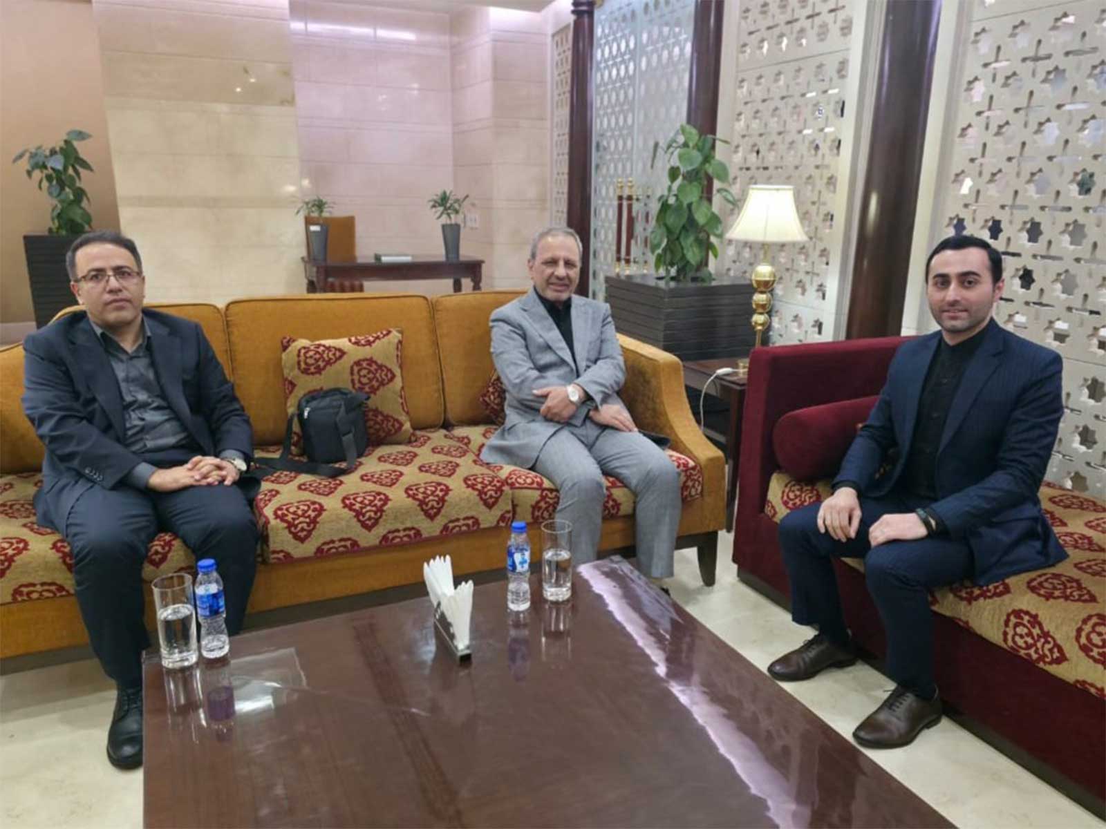 Masoud Shamsh Bakhsh, Acting Minister of Science, Research and Technology of Iran, and Mohammad Nabi Shahiki Tash, Deputy Minister for Technology and Innovation (Photo/X/@Iran_in_India)