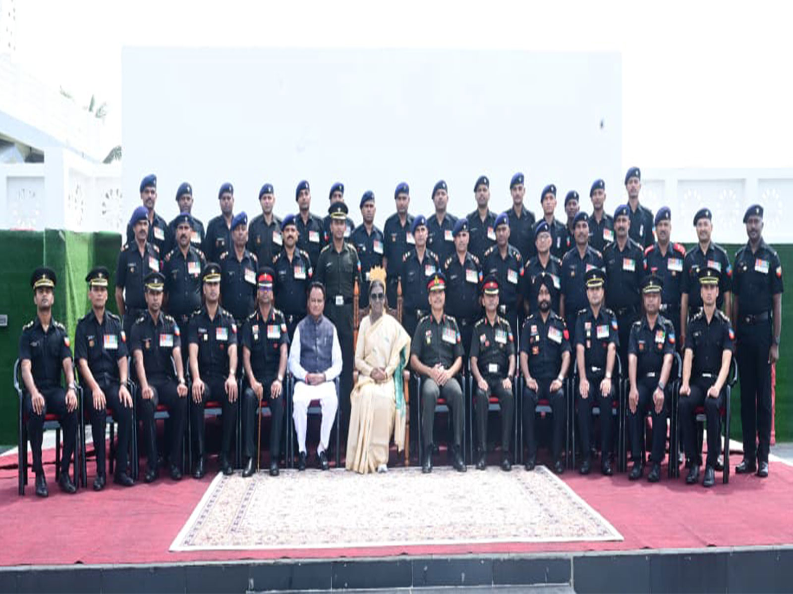 President Murmu visits Army Air Defence College in Odisha (Photo/Odisha CMO)
