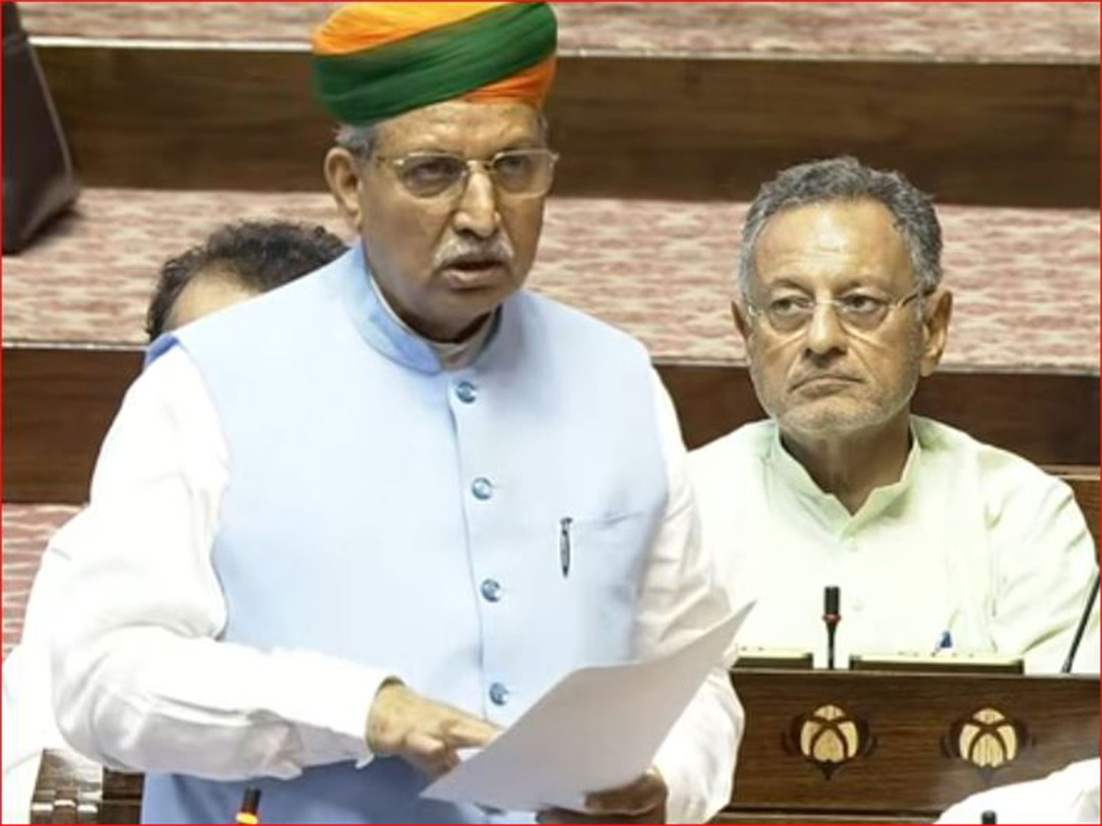 Union Law and Justice Minister Arjun Ram Meghwal (Photo: Sansad TV)