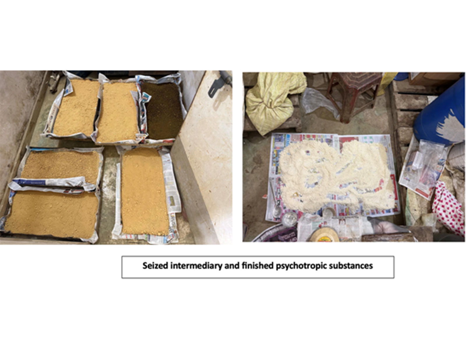 Seized substances (Photo/Ministry of Finance) 