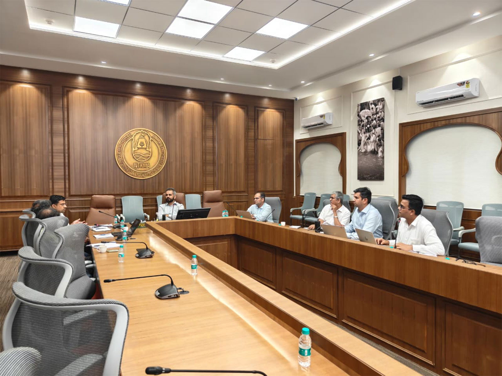Meeting held at the NTKMA headquarters under the chairmanship of NTKMA Commissioner Shekhar Singh (Photo/ANI)