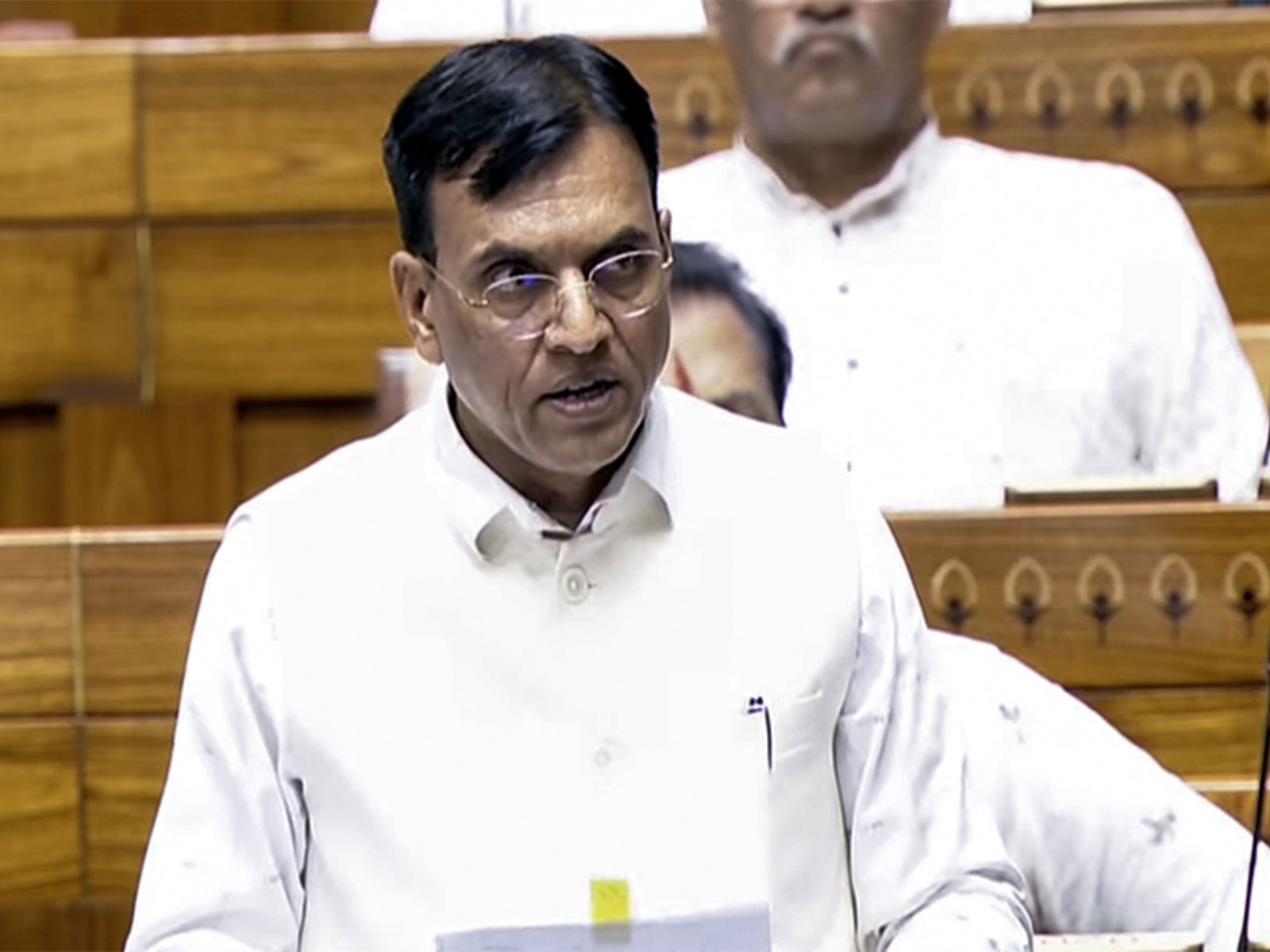 Union Minister of Labour and Employment, Mansukh Mandaviya (Photo: Sansad TV)
