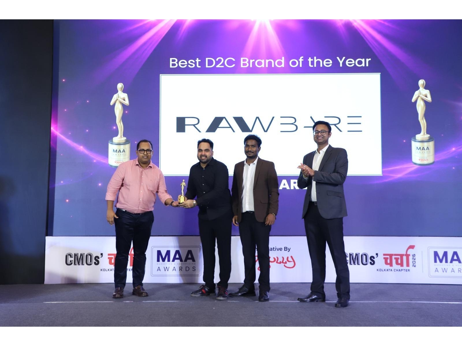 Rawbare Wins 'Best D2C Brand' at Adgully MAA Awards: A Testament to Purpose-Driven Branding and Digital Excellence