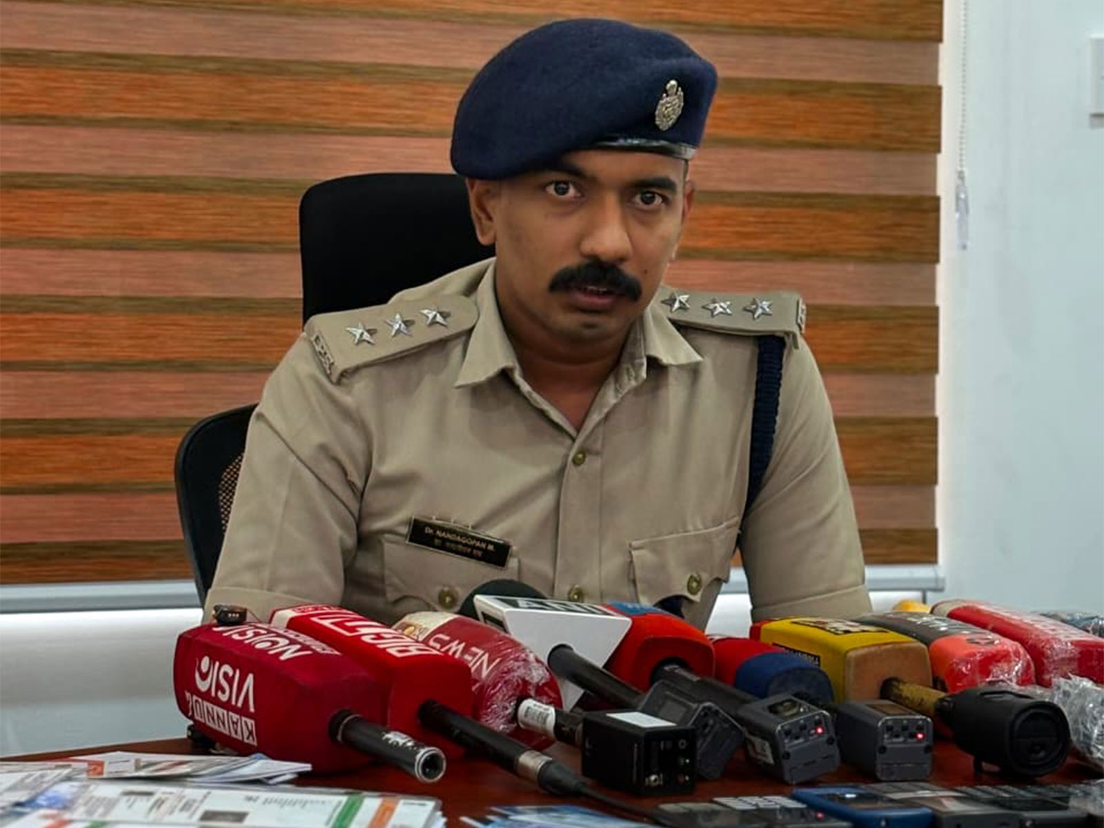  Inspector General of Police, Central Range, Odisha, Satyajit Naik (Photo: ANI) 