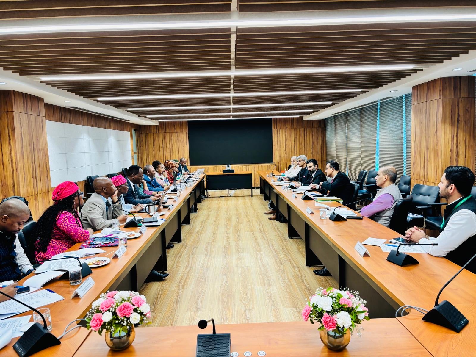 Officials from India and Lesotho during the 6th Joint Bilateral Commission for Cooperation (JBCC) meeting in New Delhi (Photo: X/@MEAIndia)