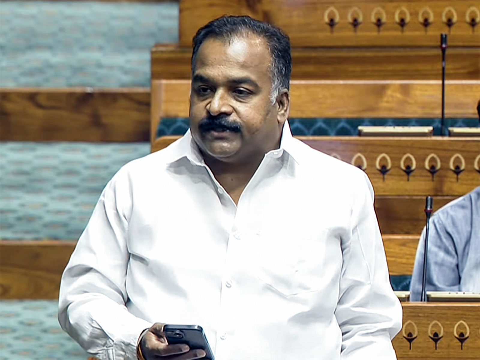 Congress MP Manickam Tagore (File Photo/Sansad TV)