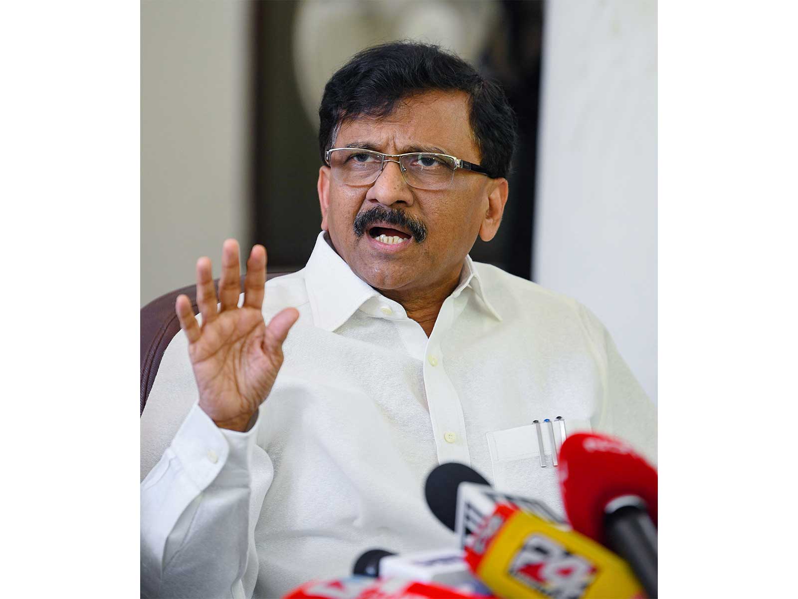 Shiv Sena (UBT) MP Sanjay Raut (File Photo/ANI)