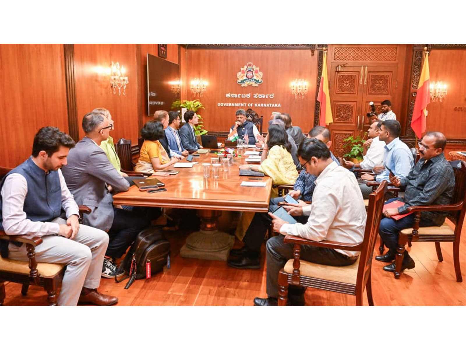 Karnataka Govt holds meeting with Anthropic (Photo/ANI)
