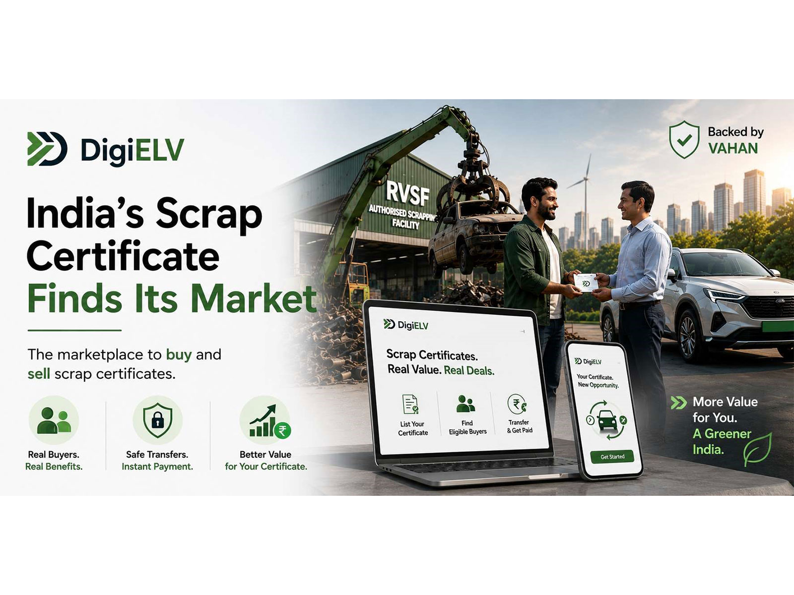 DigiELV Gives India's Scrap Certificate a Verified Market