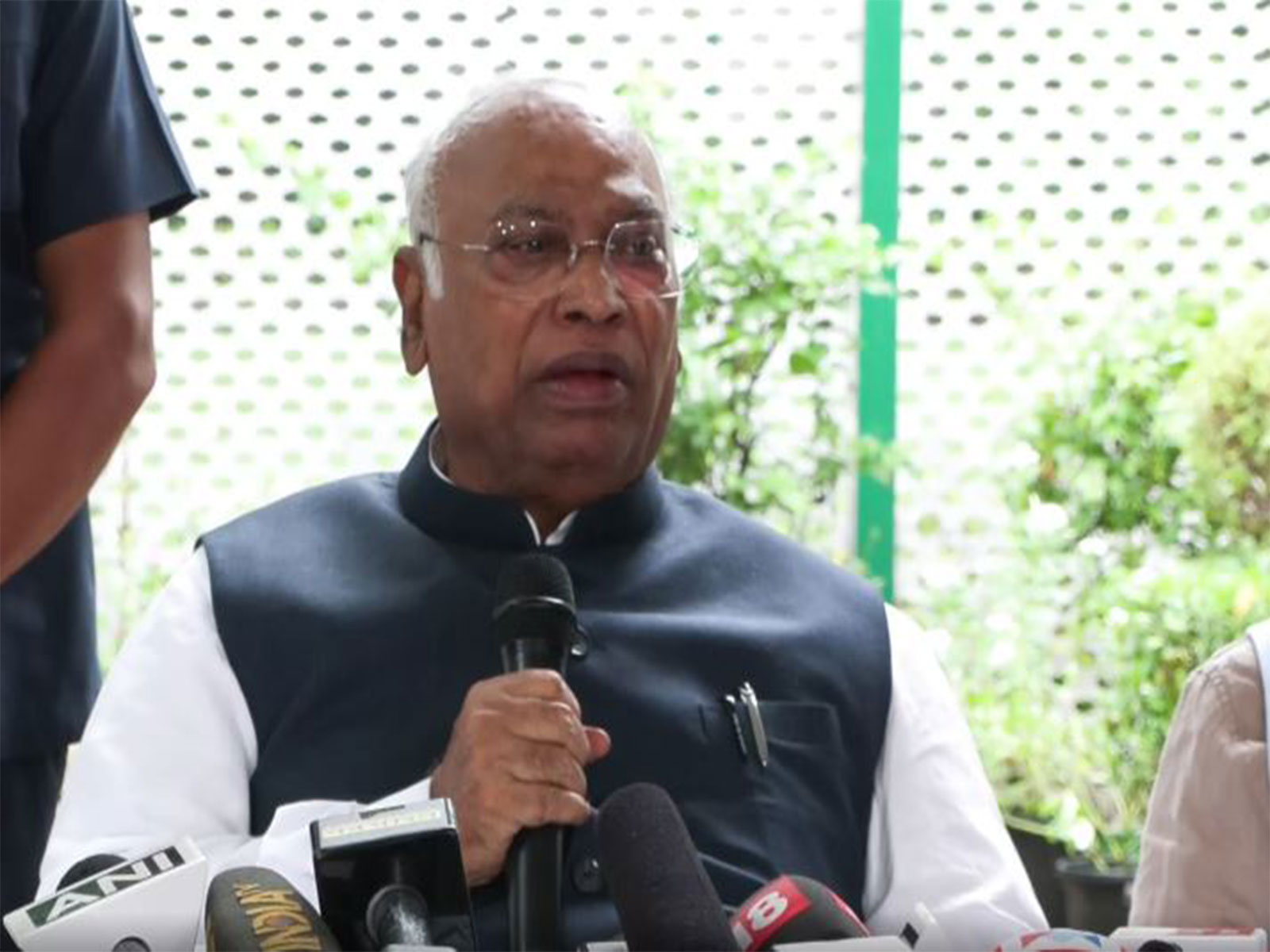 Congress president and Leader of Opposition in the Rajya Sabha Mallikarjun Kharge (Photo/ANI)
