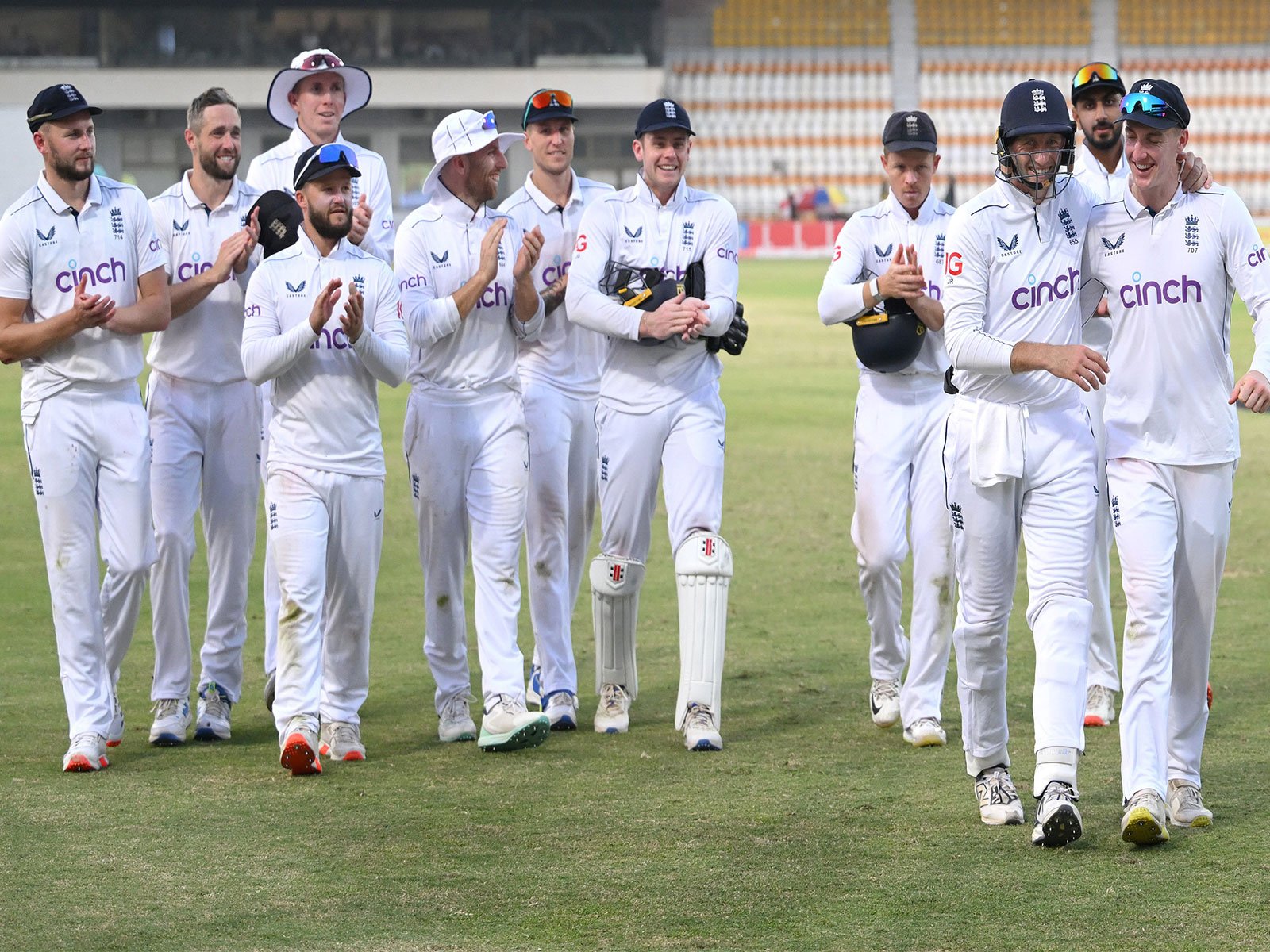 England Test team. (Photo: X/ @englandcricket)
