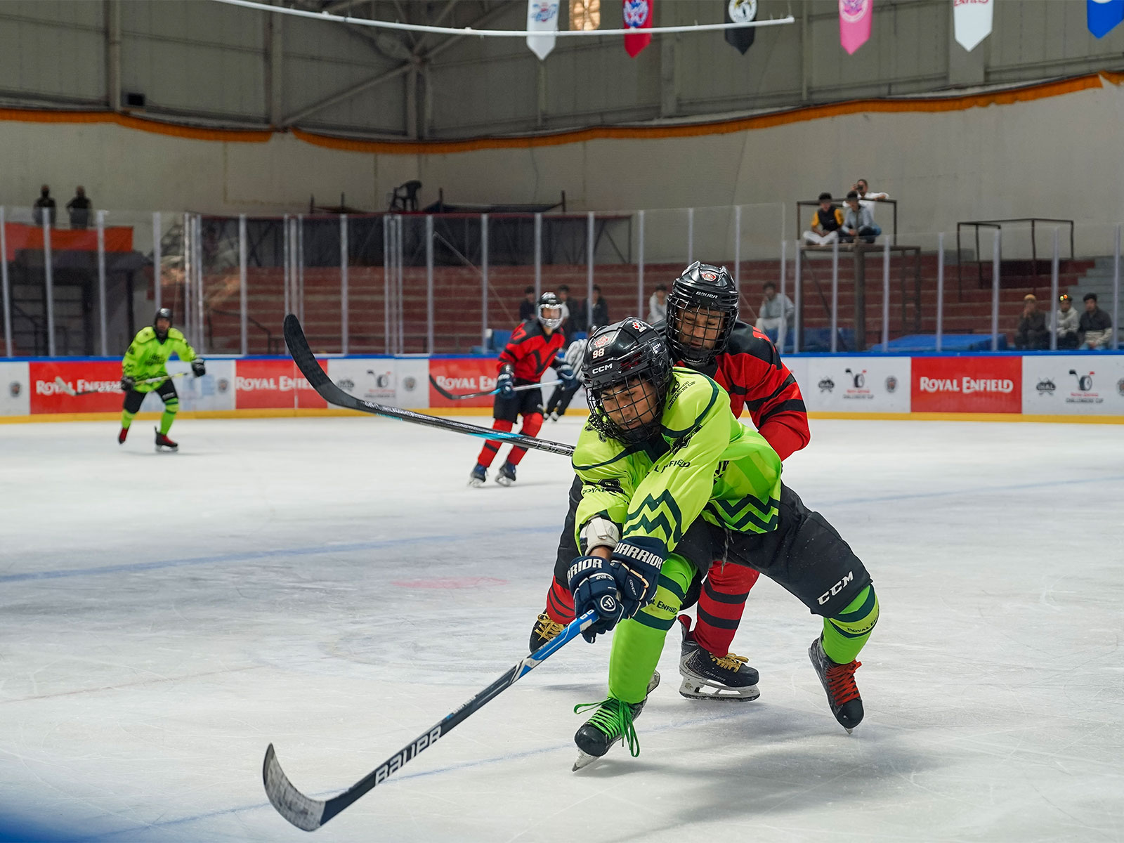 Indian Army Ice Hockey Team and Leh Kings set to battle it out for title (Photo/Royal Enfield) 